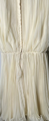 Original 1960s Vintage Jack Bryan Jeweled Bib Cocktail Dress-Rare - Ivory Dress - Picture 17 of 20