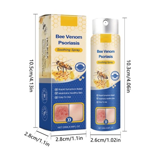 1-3X Bee Venom Psoriasis Care Spray pro Anti-itching Psoriasis Treatment Spray - Picture 10 of 16