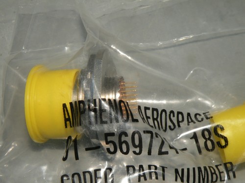 (1) NEW Amphenol MIL Spec Connector 91-569724-18S LJT07RT KIT PCB - Picture 3 of 4
