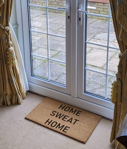 WECLOME & HOME SUDADERA HOGAR Puerta de Cuero / Alfombra de Piso 40cmx70cm JUEGO DE SILENCIO Uso en Interior - Imagen 15 de 15