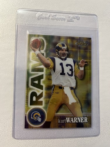 HOF QB Kurt Warner STL Rams 2000 Topps Finest Chrome no. 25 - Picture 2 of 3