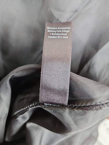 Monsoon Ladies Size 18 Charcoal Grey Wool Mix Pinafore Dress Curve Fashion Plus - Picture 12 of 12