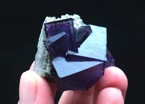 Muestra mineral cristalina transparente natural púrpura verde FLUORITA/YAOGANGXIAN - Imagen 6 de 9