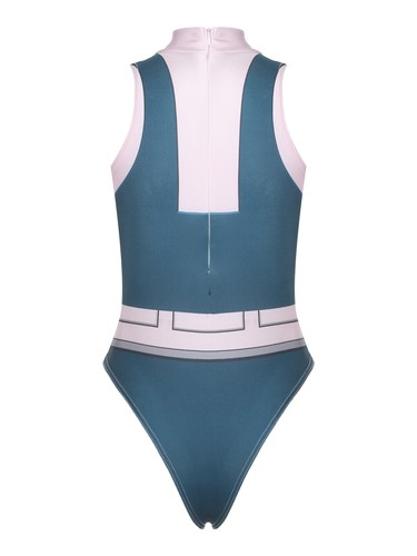 Mujeres Trajes de baño de una pieza Body sin mangas Sexy Babydoll sin entrepierna Traje de baño - Imagen 28 de 55