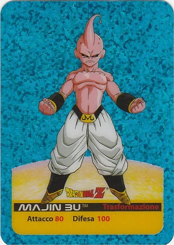 Lamincards Dragon Ball Z Edibas Serie Platino MAJIN BU N Z21 Zaffiro