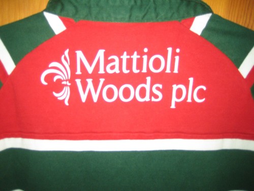 Leicester Tigers Rugby Cotton Long Sleeved Shirt Jersey Adult Size XXXL / 3XL - Picture 9 of 9