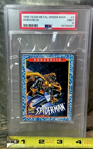 HOBGOBLIN PSA GRADED POP 1 🔥 90’s METAL Marvel Metallic Impressions SPIDER-MAN - Picture 2 of 13