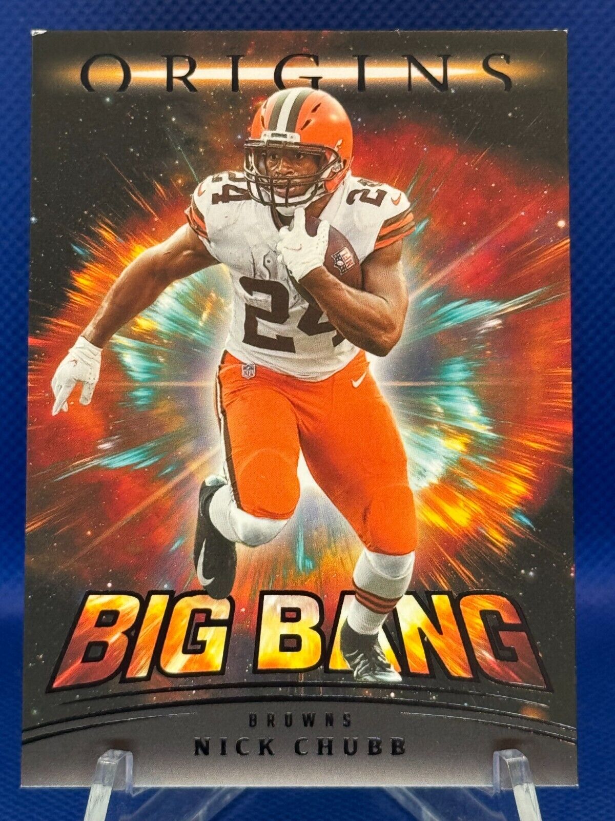NICK CHUBB 🔥SSP CASE HIT🔥 2022 Panini Origins Big Bang #BB-18 Cleveland Browns