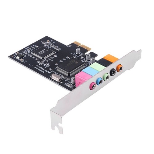 PCIE X1 Sound Card 5.1 Channel Audio Interface Stereo Digital Card CMI8738 Chip - Picture 2 of 6