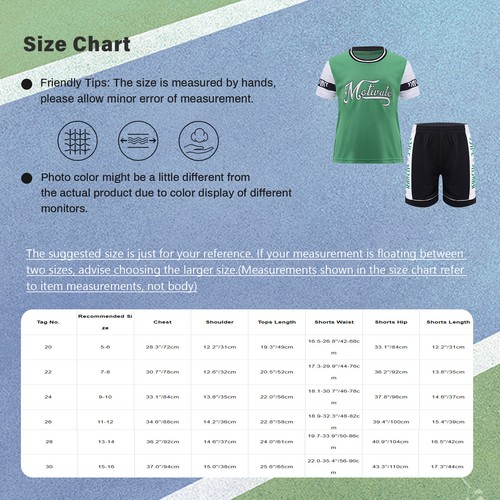 Kids Boys Suit Football Outfits Letter Print Set Quick-Drying Round Neck Gym - Picture 30 of 35