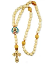 Our Lady of Kazan and Christ The Teacher Byzantine Icon on Catholic White Wooden