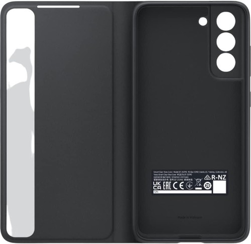 Véritable / Officiel Samsung Galaxy S21 FE Smart Transparent Vue Etui - Noir - - Photo 5 sur 5