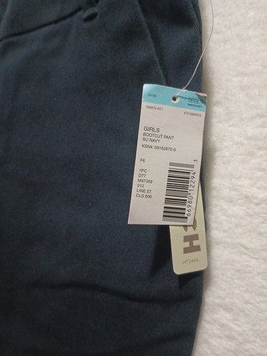 Dockers girls uniform pants Size 12 Stretch Skinny Bootcut - Picture 4 of 12