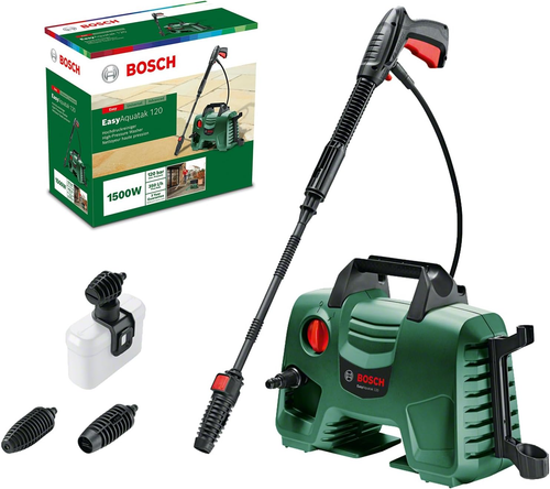 1500W Electric High Pressure Washer Cleaner 1740 PSI, 5M Hose, Variable Fan Jet