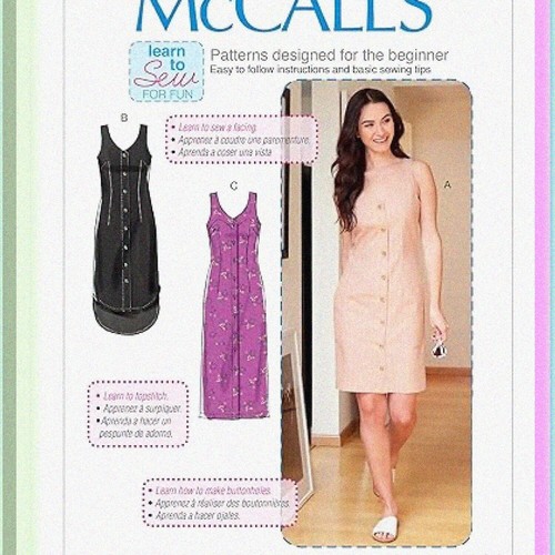 Curvy schickes ärmelloses Kleid mit Knopfleiste Muster - Übergrößen 18W-24W, weiß - Bild 7 von 7