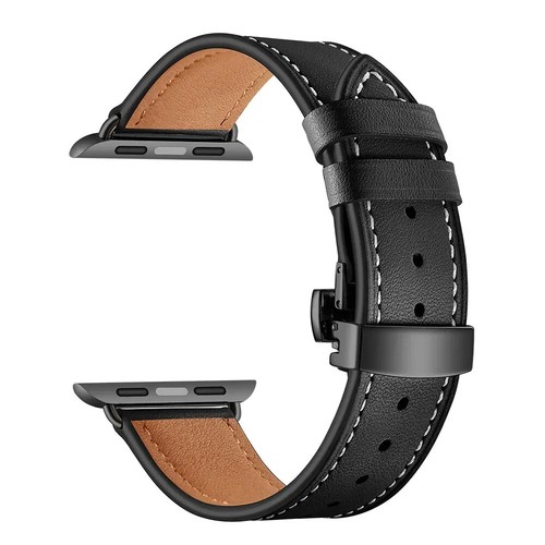 Genuine Leather Strap For Apple Watch Band iWatch Series 10 9 8 7 Ultra2 46/49mm - Picture 13 of 22