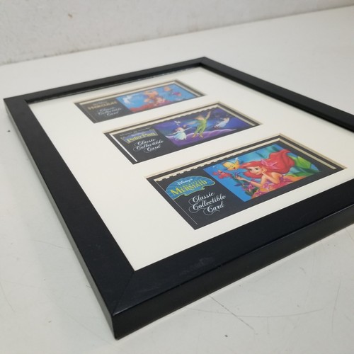 Disney Set 3 Classic Collectible Cards Framed Hercules Peter Pan Little Mermaid - Picture 7 of 9