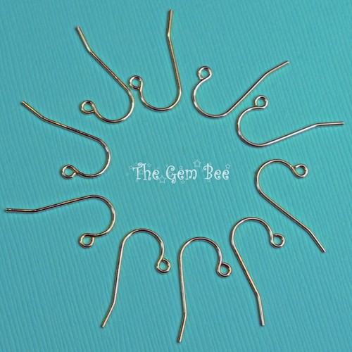 16 mm x 18,5 mm 925 Sterling Silber Ohrdraht (10) - Bild 5 von 5