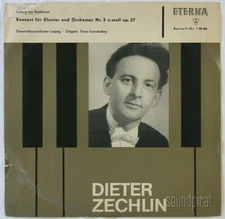 ZECHLIN & KONWITSCHNY BEETHOVEN PIANO CONCERTO NO.3 ETERNA 10" ED.1 720168 EX