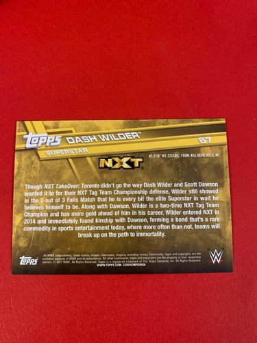 2017 Topps WWE Base #1-200 Rc's, Superstars, Legends, NXT 1st Rc's - You Pick - Picture 139 of 405