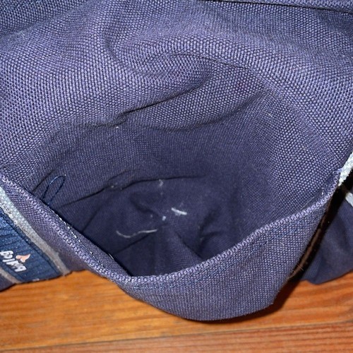 Birddogs Navy Blue Cotton Canvas Gym Duffle Bag 16x11 - Picture 10 of 11