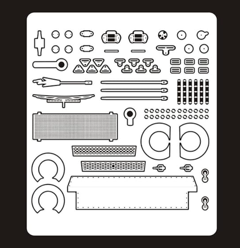 Aoshima / Beemax 1/24 Toyota Corolla Levin AE92 Gr.A Detail Up Parts - Bild 4 von 8
