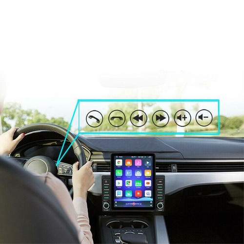 Stereo 1GB+16GB Radio 9.5" 2DIN Android 9.1 Wifi Car Head GPS Nav Quad-core Unit - Picture 2 of 10