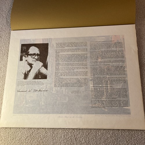 Parkersburg WV Sesquicentennial Portfolio Howard McGinnis 3 Prints 23”x 17.5” - Picture 2 of 24