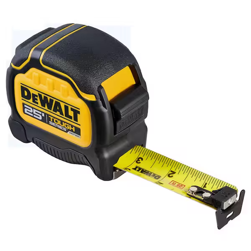 DEWALT 25' TAPE MEASURE TOUGH SERIES  DWHT36925 DOUBLE SIDED 17  REACH New - Picture 2 of 2