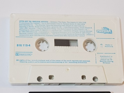 H'its Hits Hot! 84/85 Vintage Music Audio Cassette Tape Various Artists 182 - Picture 23 of 24