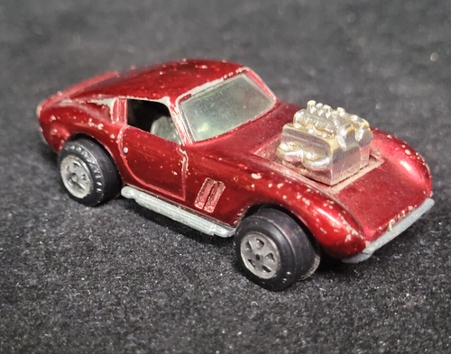 Vintage 1970 Johnny Lightning Topper Frantic Ferrari Red / Rose - Bild 3 von 11