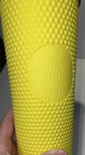 🍍Starbucks Pineapple 2020 Studded Yellow Tumbler Cup 24 Oz Venti NEW - Picture 2 of 7
