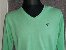 River Island Men's Green Jumper Size M