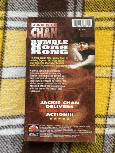 Jackie Chan Rumble In Hong Kong (1973) aka Police Woman aka Young Tiger VHS 1999 - Bild 2 von 4