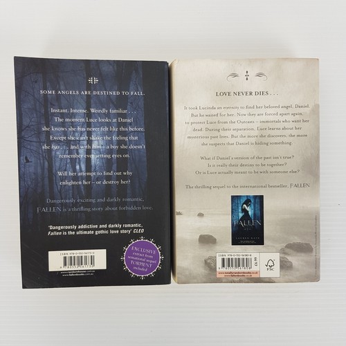 Fallen & Torment By Lauren Kate Fallen Series Books #1 & #2 Med Paperbacks - Picture 2 of 6