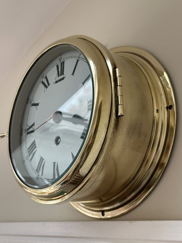 brass ships wall clock - Picture 2 of 5