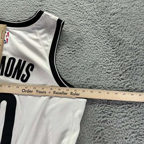 Brooklyn Nets Nike Association Edition Swingman Jersey XL White Ben Simmons - Picture 9 of 10