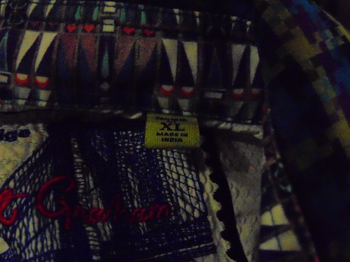 Robert Graham 'Keenes' Brooklyn Bridge Digital Print Shirt L - Picture 4 of 4