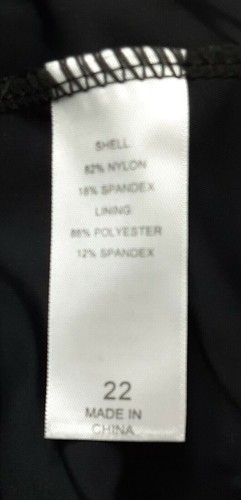 Badeanzug Damen 22 Zweiteiler Schleife Taille Junge kurze Taschen mehrfarbig Hawaii - Bild 8 von 9