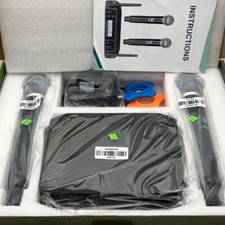 New GLXD4 BETA58A UHF 640-690MHz Professional Wireless Microphone System 2 Mics