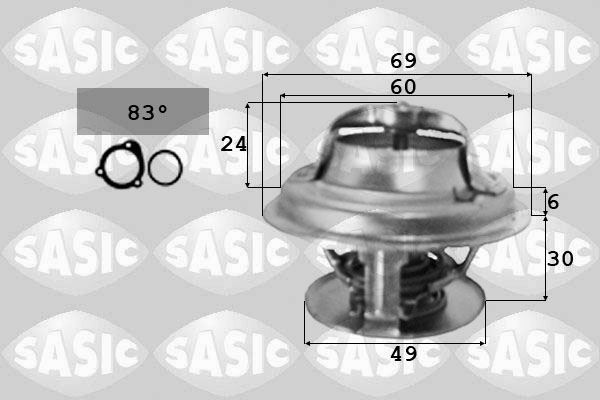 Thermostat d'eau Ford Scorpio I 2.5 TD évite la surchauffe du moteur de break Turnier