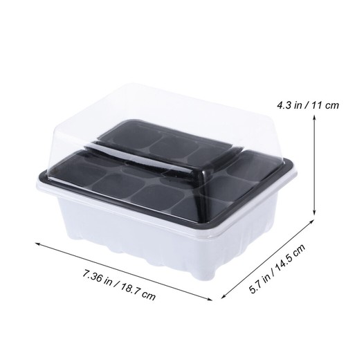10Pack Seedling Trays Seed Starter Plant Growing Box Nursery Plant Pot Gardening - Picture 21 of 21