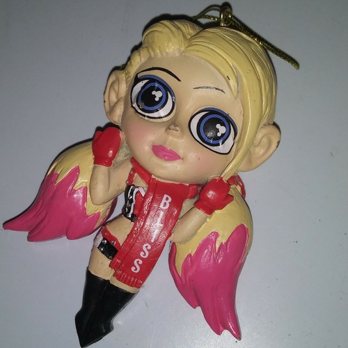 WWE Alexa Bliss Árbol de Navidad Adornos Par de Guantes Esqueleto Lucha WO - Imagen 2 de 6
