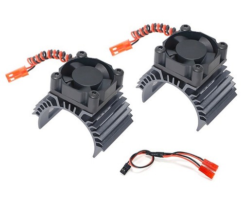 ALU HEATSINK MOTOR COOLING FAN - 36mm 540 550 3650 FOR 1/8 1/10 RC TAMIYA CAR - Picture 18 of 20