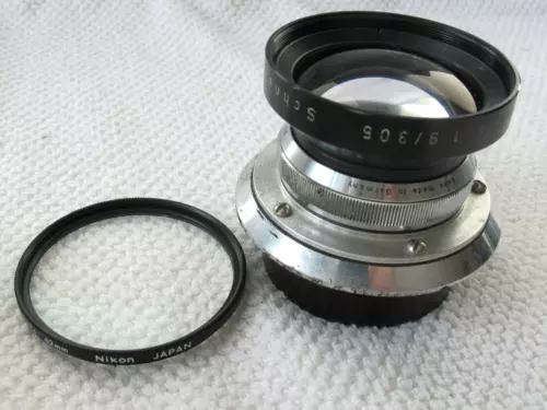 Schneider-Kreuznach G-Claron 305mm f/9  8x10 Large Format Lens Aperture Housing