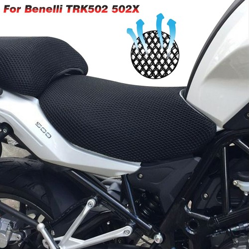 Motorcycle 3D Mesh Seat Cover Cushion Pad Guard For 2016 Benelli TRK502 TRK502X - Picture 3 of 12