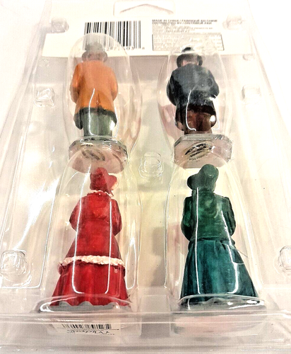 Lemax Set Of 4 Caroler Figurines 72403 Christmas Harmony Accessories 2007 New - Picture 9 of 11
