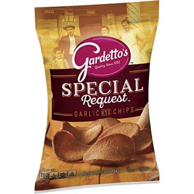General Mills Gardetto's Special Request Roasted Garlic Rye Chips, 4.75 oz [1...