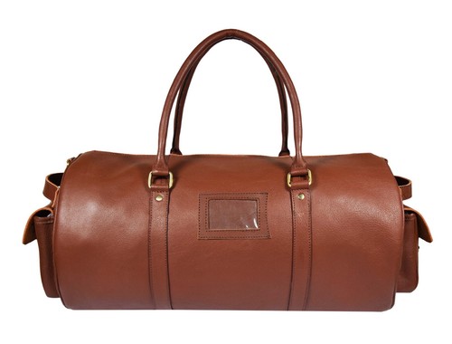 20 in Buffalo Leather Duffle Bag Travel Luggage Handbag Aircabin Carry-on Duffel - Picture 2 of 11