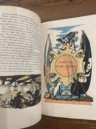 1941 Treasure Island By Robert Louis Stevenson Illustrated FREE SHIPPING! - Picture 7 of 15